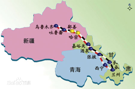 改建铁路兰新高铁至兰青线